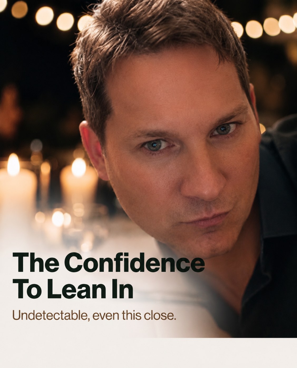 The confidence to lean in — RYLO is undetectable, even this close